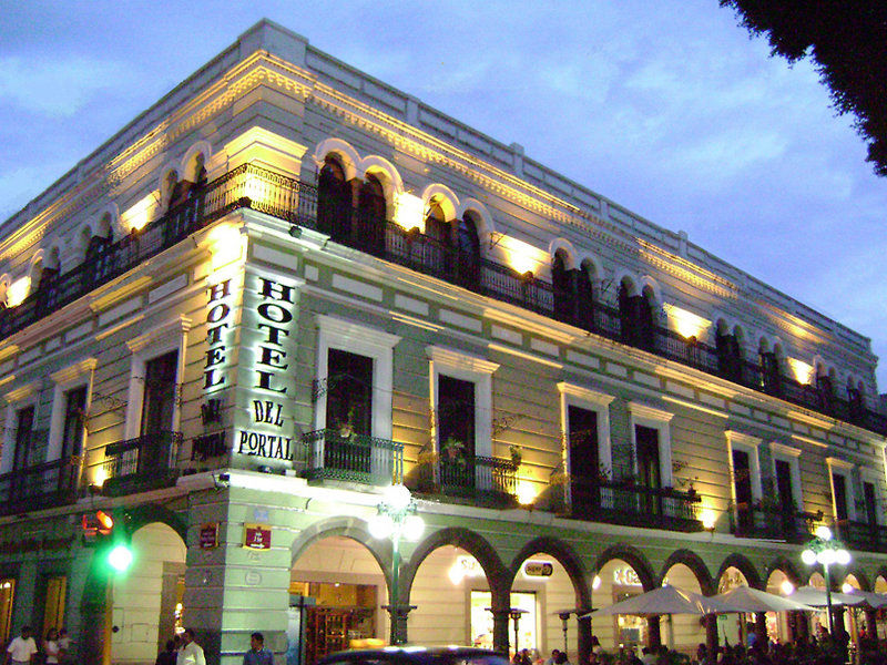 Hotel Del Portal, Puebla Bagian luar foto